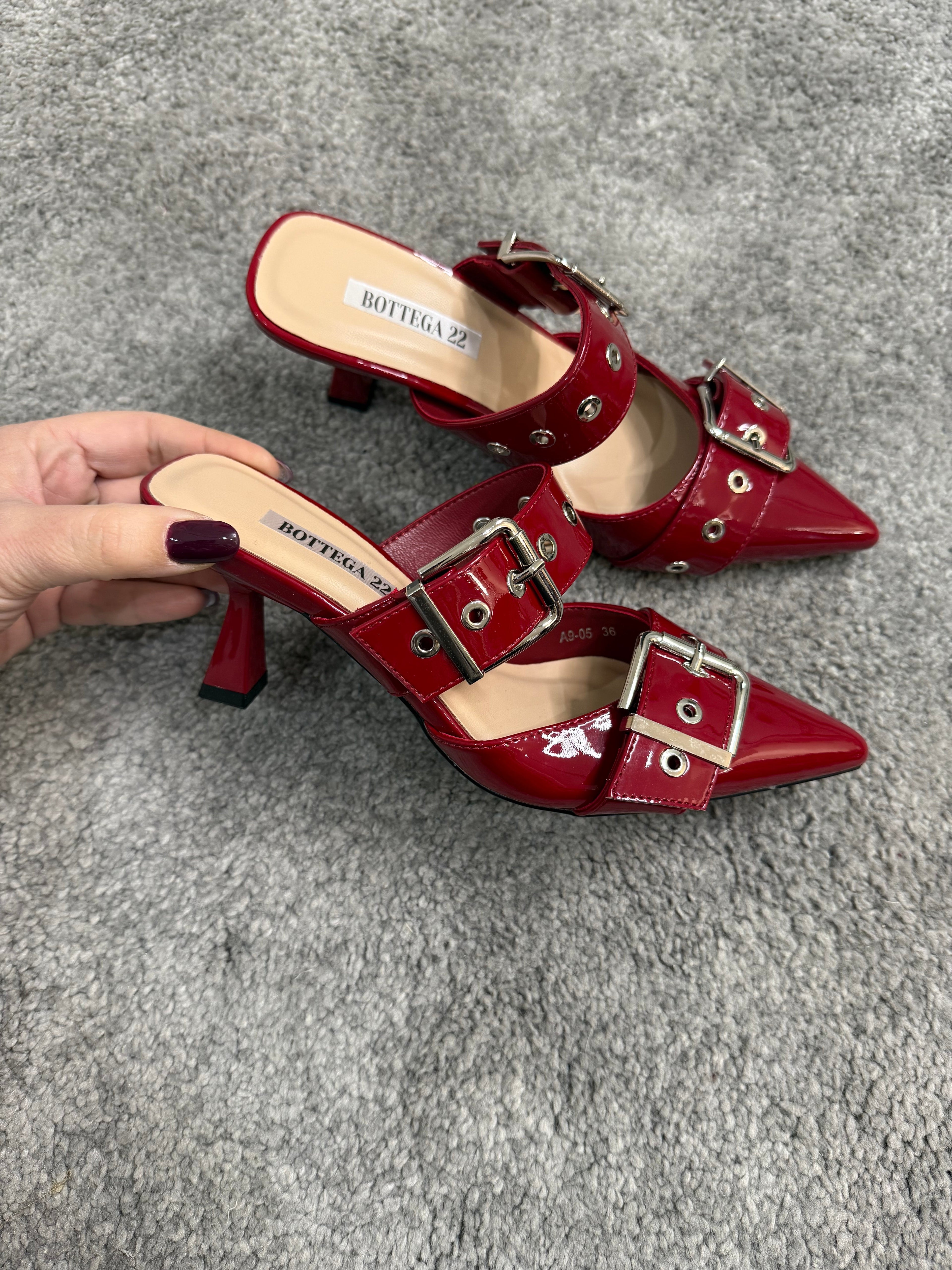 Clogs with buckles