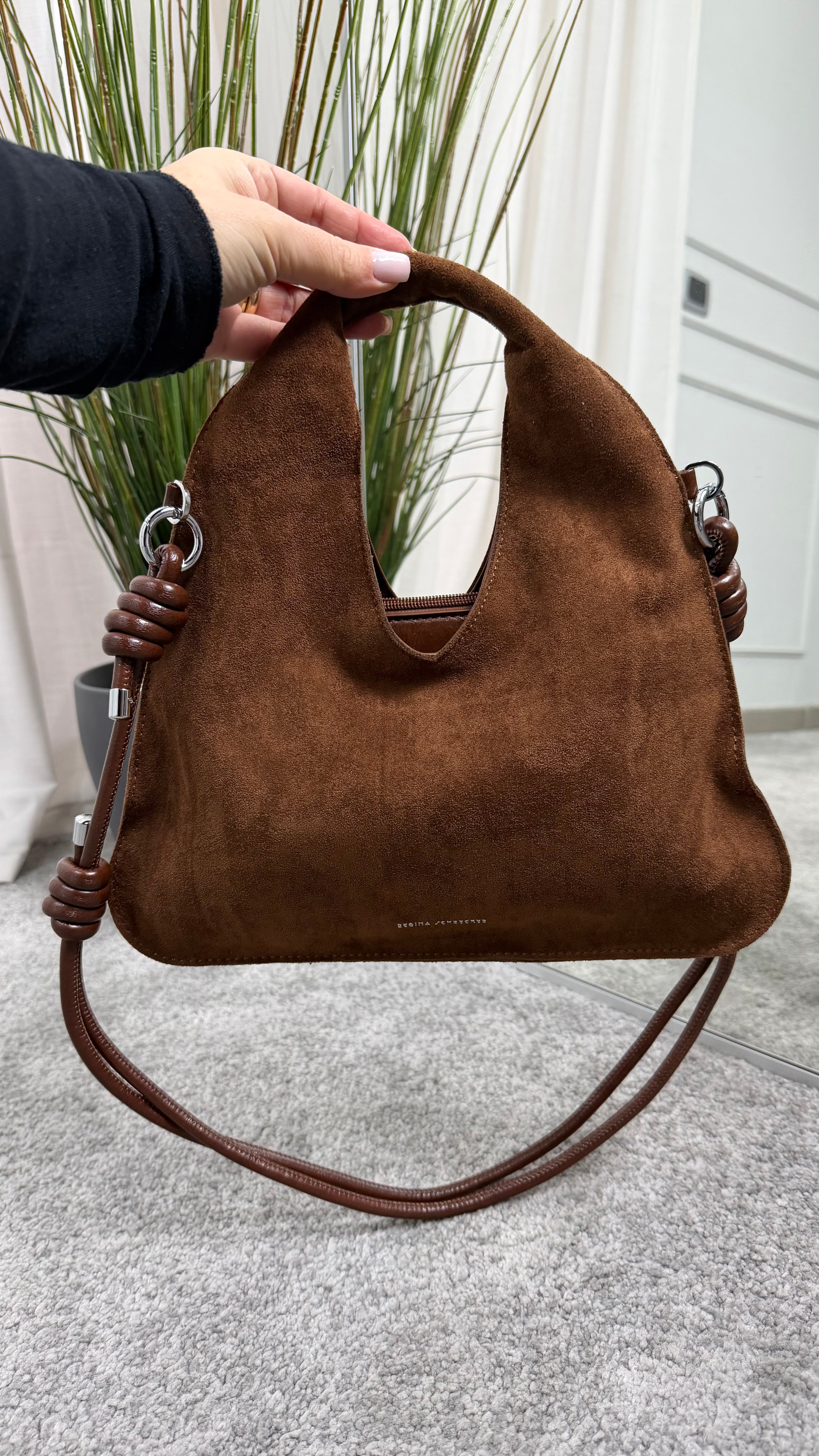 Suede bag
