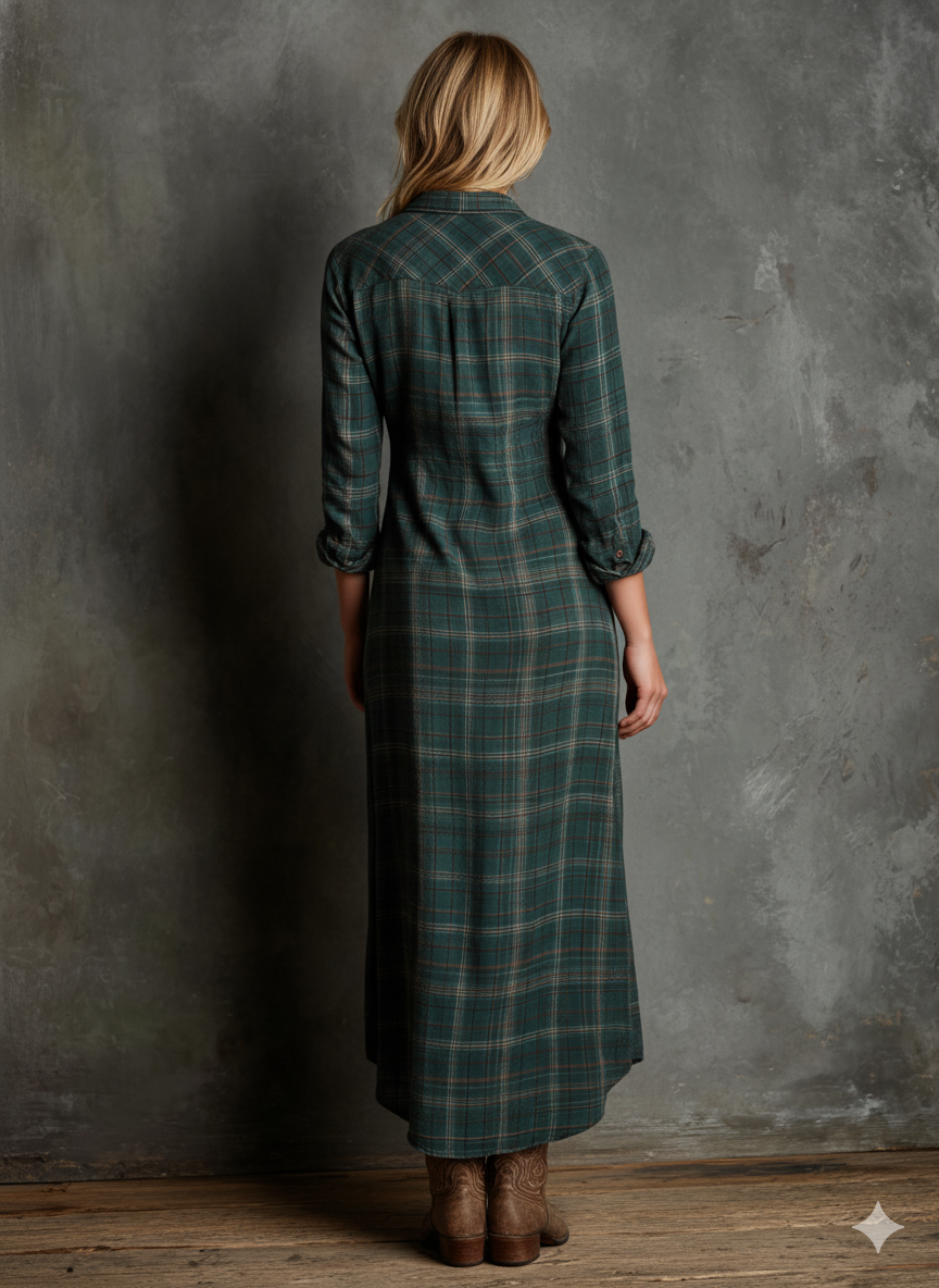 Women's maxi dresses with a V-neck and stripes