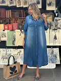 Tencel Saint Tropez Dress Medium Blue