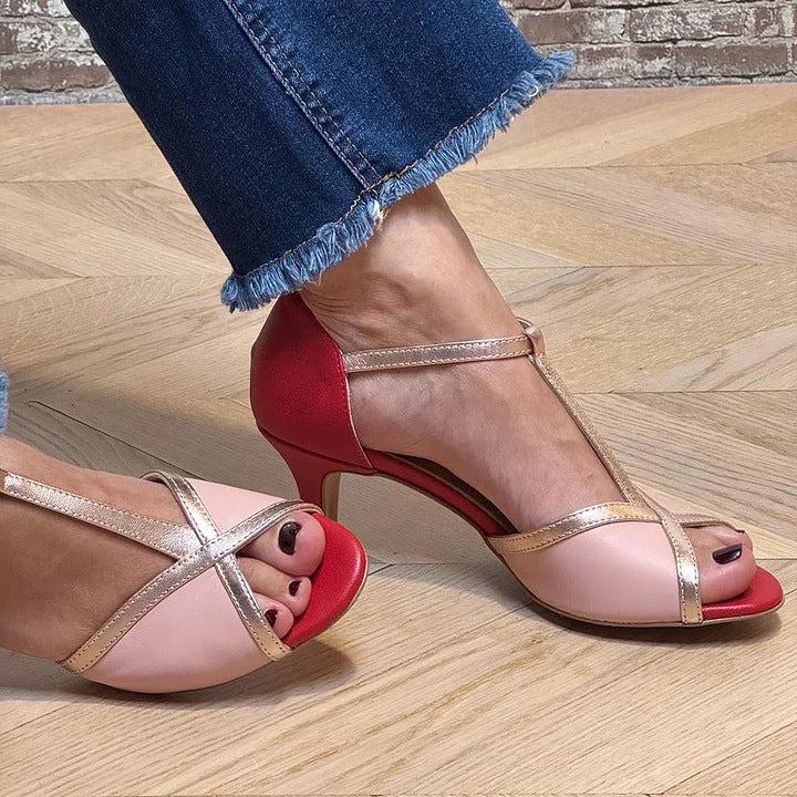 Elegant T-bar sandal