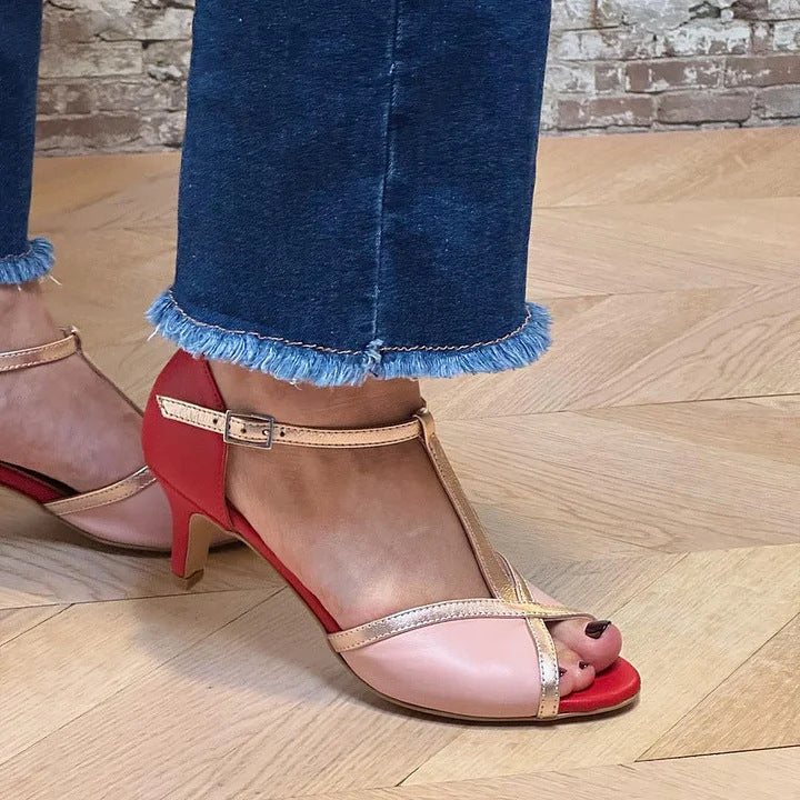 Elegant T-bar sandal