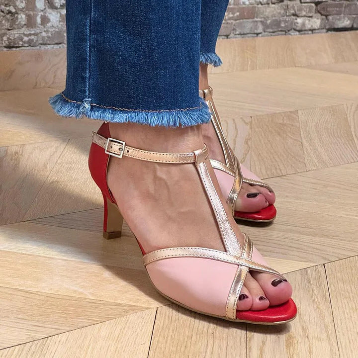 Elegant T-bar sandal