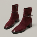 Romanian | Elegant eco-friendly ankle boots with a medium heel