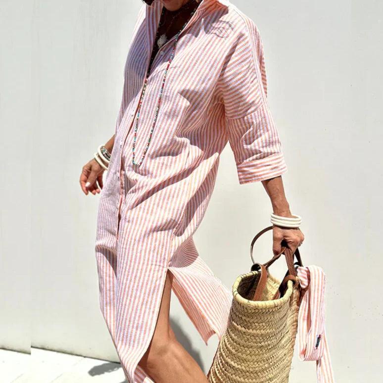 Alice | Classic Striped Shirt Dress