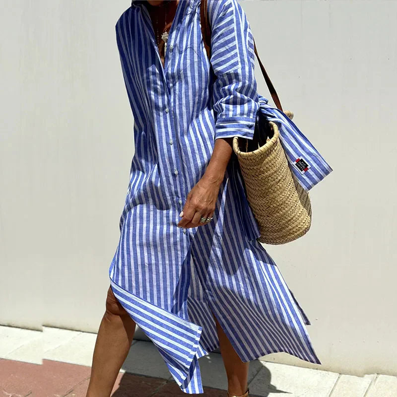 Alice | Classic Striped Shirt Dress