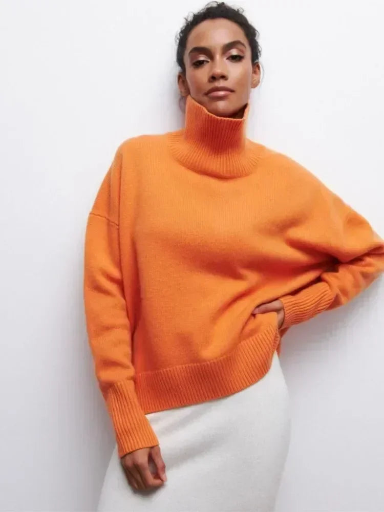 Olivia - Sweater with a turtle jewel