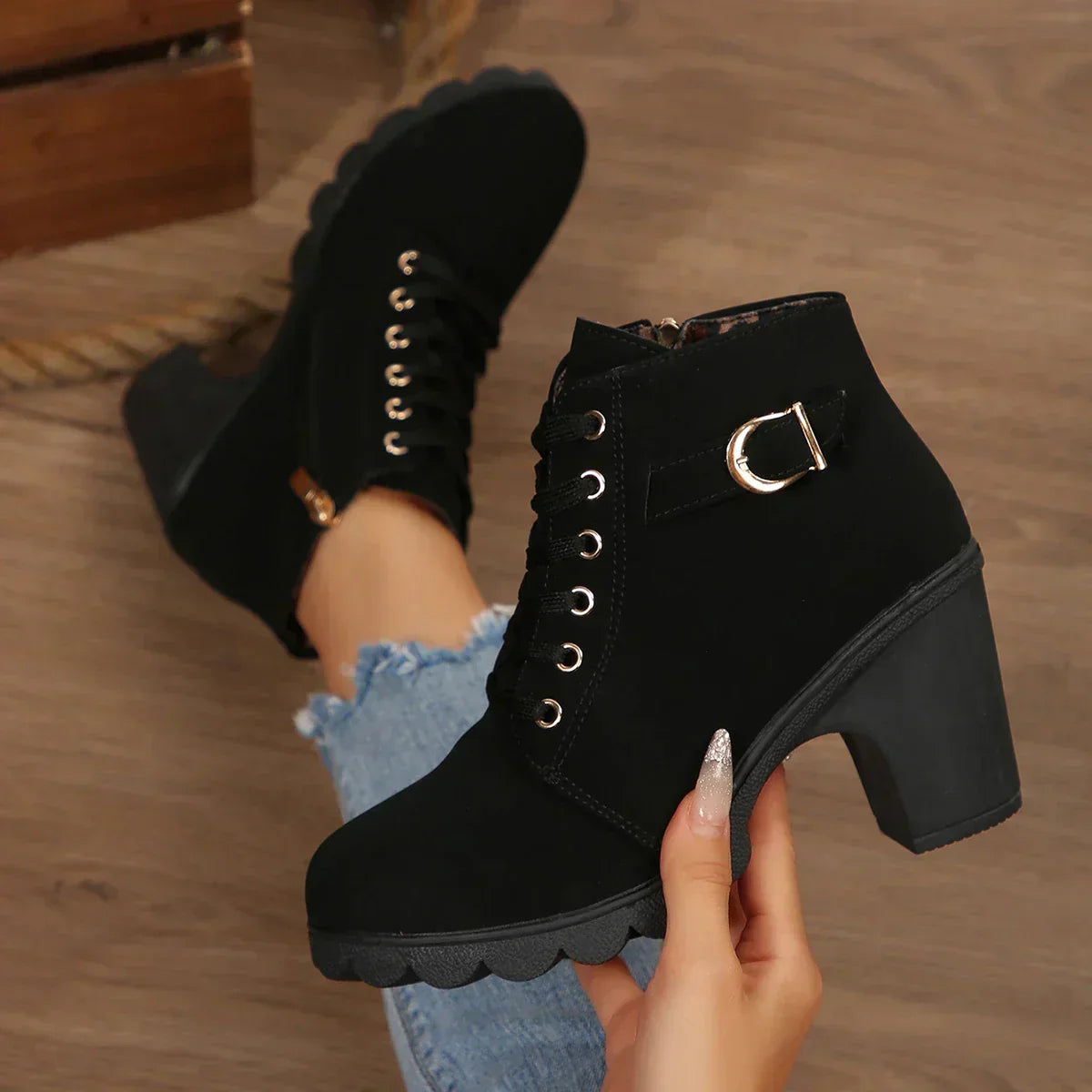 Mont-Claire™ Ankle Boots – Everyday Elegance and Comfort