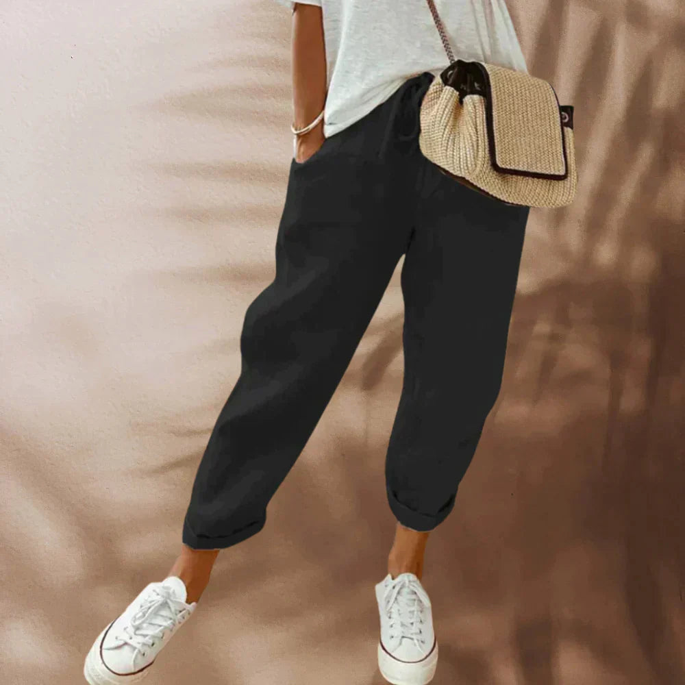 Valeria | Lightweight linen pants