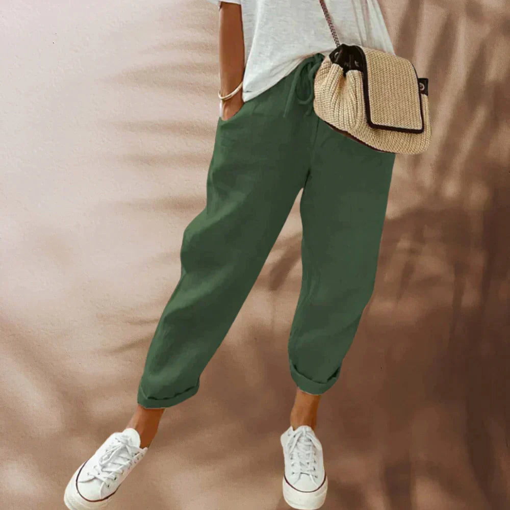 Valeria | Lightweight linen pants