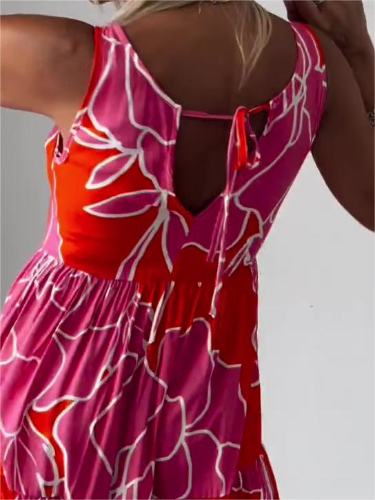 TERESA™ | Elegant Floral Print Dress
