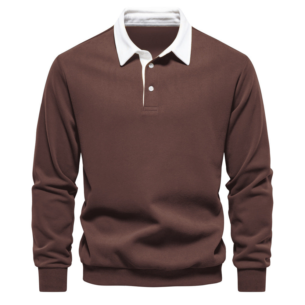 Austin - Long-sleeved sweater and polo cardigan