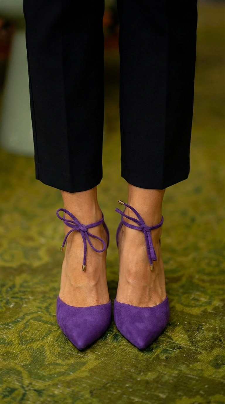 Ankle strap pumps