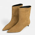 Anshen Mund | Vintage-style low-heeled ankle boots