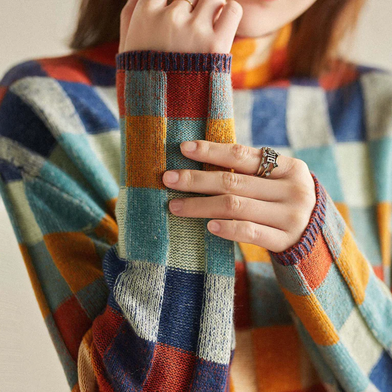 Dolcevita Patchwork in Cashmere Couture