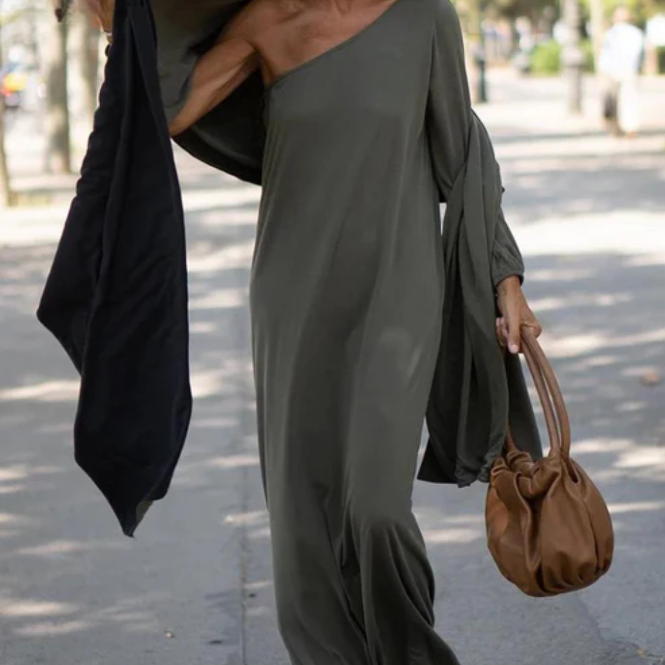 Stella - Elegant and Lightweight One-Shoulder Dress