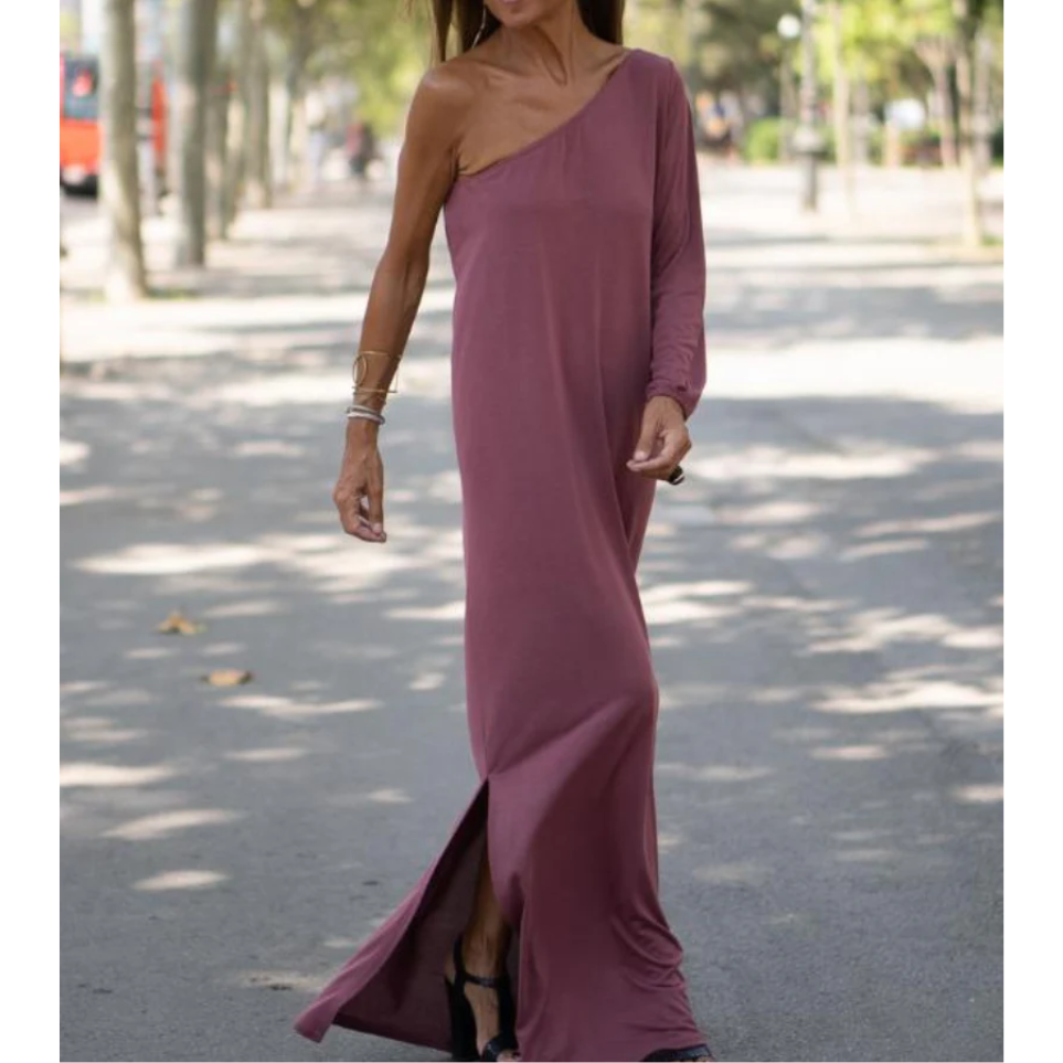 Stella - Elegant and Lightweight One-Shoulder Dress