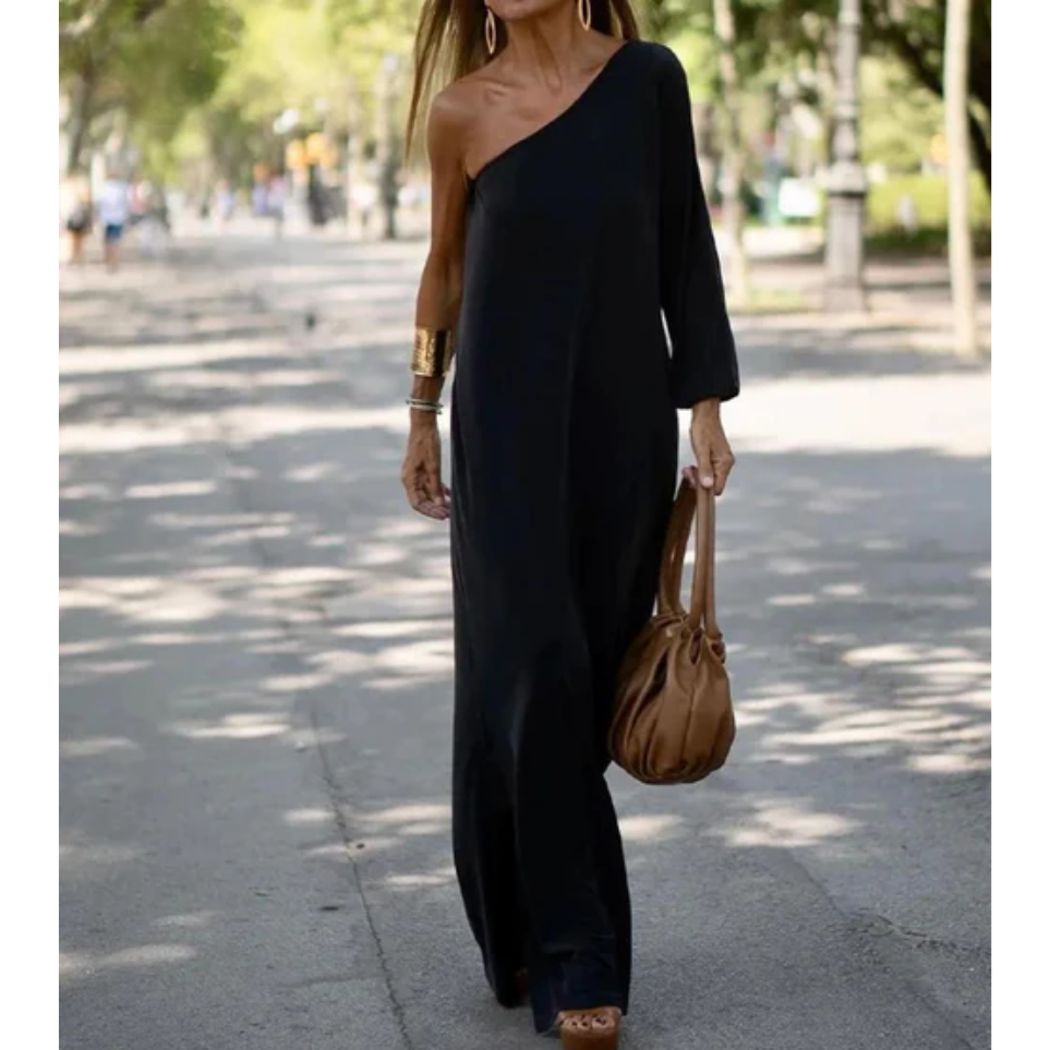 Stella - Elegant and Lightweight One-Shoulder Dress
