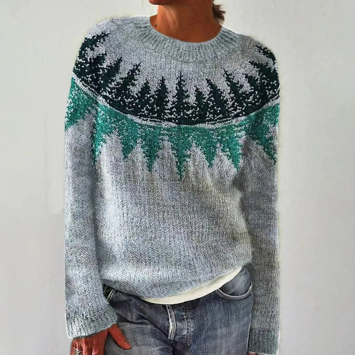 Fairina - Autumn Retro Sweater