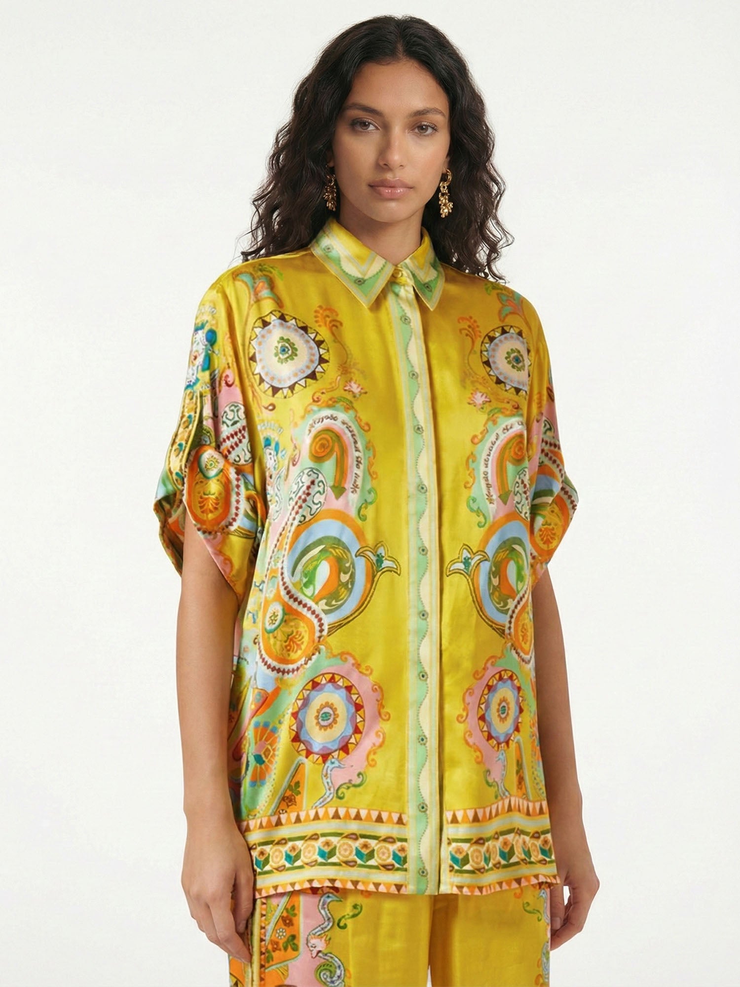 Floral rainbow top in plus size